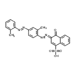 CAS#: 6300-53-4, (3E)-3-({2-Methyl-4-[(E)-(2-Methylphenyl)Diazenyl]Phenyl}Hydrazono)-4-Oxo-3,4-Dihydro-1-Naphthalenesulfonic Acid