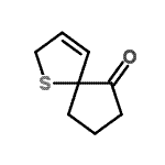 CAS 登录号：630060-02-5， 1-硫杂螺[4.4]壬-3-烯-6-酮