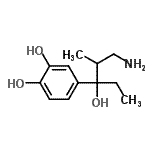 CAS 登录号：630394-83-1， 4-(1-氨基-3-羟基-2-甲基-3-戊烷基)-1,2-苯二酚