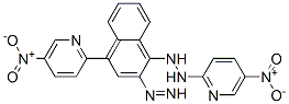 CAS 登录号：6311-01-9， 1-(5-硝基吡啶-2-基)-2-[4-(5-硝基吡啶-2-基)偶氮萘-1-基]肼