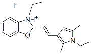 CAS 登录号：63123-28-4， 3-乙基-2-[2-(1-乙基-2,5-二甲基-1H-吡咯-3-基)乙烯基]苯并恶唑鎓碘化物