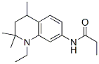 CAS 登录号：63134-09-8， N-[(1-乙基-1,2,3,4-四氢-2,2,4-三甲基喹啉)-7-基]丙酰胺