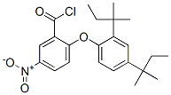 CAS 登录号：63134-22-5， 2-[2,4-二(1,1-二甲基丙基)苯氧基]-5-硝基-苯甲酰氯