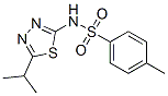 CAS 登录号：6314-73-4， N-[5-异丙基-1,3,4-噻二唑-2-基]-P-甲苯磺酰胺