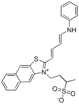 CAS 登录号：63148-83-4， 2-[4-(苯基氨基)-1,3-丁二烯基]-3-(3-磺酸基丁基)萘并[2,3-d]噻唑鎓