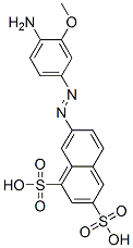 CAS#: 63182-23-0, 7-(4-Amino-3-Methoxyphenylazo)-1,3-Naphthalenedisulfonic Acid