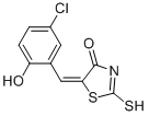 CAS#: 6320-49-6, 5-(5-Chloro-2-hydroxy-benzylidene)-2-thioxo-thiazolidin-4-one