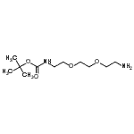 CAS#: 63472-31-1, 2-Methyl-2-Propanyl {2-[2-(2-Aminoethoxy)Ethoxy]Ethyl}Carbamate