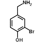 CAS 登录号：63491-88-3， 4-(氨基甲基)-2-溴苯酚