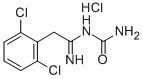 CAS 登录号：63504-15-4， N-氨基甲酰-2-(2,6-二氯苯基)乙脒盐酸盐