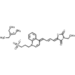 CAS 登录号：63560-88-3， N,N-二乙基乙铵3-[(4E)-4-[(2E,4Z)-4-(3-乙基-4-氧代-2-硫代-1,3-噻唑烷-5-亚基)-2-丁烯-1-亚基]-1(4H)-喹啉基]-1-丙烷磺酸酯