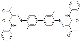 CAS 登录号：6358-88-9， 2,2'-[(3,3'-二甲基[1,1'-联苯]-4,4'-二基)二(偶氮)]二[3-氧代-N-苯基丁酰胺]