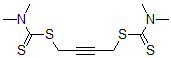 CAS 登录号:63580-26-7, 二(N,N-二甲基二硫代氨基甲酸) 2-丁炔-1,4-二基酯