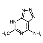 CAS 登录号：63586-32-3， 5-甲基-1H-[1,2,3]三唑并[4,5-d]嘧啶-7-胺