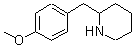 CAS 登录号：63587-60-0， 2-(4-甲氧基苄基)哌啶