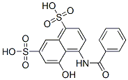 CAS 登录号:6361-49-5, 4-(苯甲酰基氨基)-5-羟基萘-1,7-二磺酸