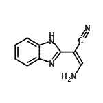 CAS 登录号：63613-30-9， (2Z)-3-氨基-2-(1H-苯并咪唑-2-基)丙烯腈