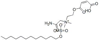 CAS#: 63654-52-4, (Z)-(2-Amino-2-Oxoethyl)[2-[(3-Carboxy-1-Oxoallyl)Oxy]Ethyl]Dimethylammonium Dodecyl Sulphate