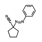 CAS 登录号：636561-72-3， 1-[(E)-苯基偶氮]环戊烷甲腈