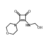 CAS 登录号：636601-15-5， 3-[(羟基甲基)氨基]-4-(4-吗啉基)-3-环丁烯-1,2-二酮