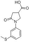 CAS#: 63674-52-2, 1-[3-(Methylthio)Phenyl]-5-Oxo-Pyrrolidine-3-Carboxylic Acid