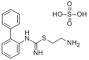 CAS 登录号:63679-74-3, 邻联苯基-2-(2-氨基乙基)-异硫脲硫酸盐