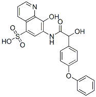 CAS#: 63680-66-0, 8-Hydroxy-7-[[2-(4-Phenoxyphenyl)-2-Hydroxyacetyl]Amino]-5-Quinolinesulfonic Acid