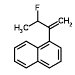 CAS 登录号：637041-29-3， 1-(3-氟-1-丁烯-2-基)萘