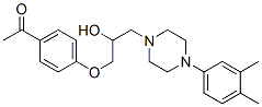 CAS#: 63715-99-1, 1-(4-Acetylphenoxy)-3-[4-(3,4-Dimethylphenyl)-1-Piperazinyl]-2-Propanol