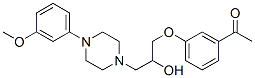 CAS#: 63716-00-7, 1-(3-Acetylphenoxy)-3-[4-(3-Methoxyphenyl)-1-Piperazinyl]-2-Propanol