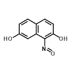 CAS 登录号：6373-61-1， 1-亚硝基-2,7-萘二酚