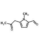 CAS 登录号：637350-51-7， 1-甲基-5-(2-氧代丙基)-1H-吡咯-2-甲醛