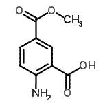 CAS 登录号：63746-25-8， 2-氨基-5-(甲氧羰基)苯甲酸