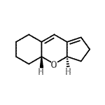 CAS 登录号：637761-01-4， (3aR,4aR)-2,3,3a,4a,5,6,7,8-八氢环戊烯并[b]苯并吡喃