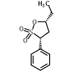 CAS 登录号：637775-88-3， (3R,5R)-5-乙基-3-苯基-1,2-恶噻戊环2,2-二氧化物