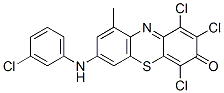 CAS#: 6379-03-9, 7-[(3-Chlorophenyl)Amino]-1,2,4-Trichloro-9-Methyl-3H-Phenothiazin-3-One