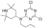 CAS 登录号:63812-63-5, N-丁基-4,6-二氯-N-(2,2,6,6-四甲基-4-哌啶基)-1,3,5-三嗪-2-胺