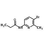 CAS 登录号：638140-68-8， N-(5-溴-6-甲基-2-吡啶基)丙酰胺