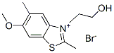 CAS#: 63815-99-6, 3-(2-Hydroxyethyl)-6-Methoxy-2,5-Dimethylbenzothiazolium Bromide