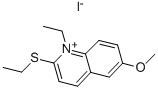 CAS#: 63816-13-7, 1-Ethyl-2-Ethylthio-6-Methoxyquinolinium Iodide