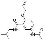 CAS#: 6382-50-9, 5-(Acetylamino)-2-(Allyloxy)-N-Isobutylbenzamide