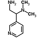 CAS#: 638220-38-9, N<sup>1</sup>,N<sup>1</sup>-Dimethyl-1-(3-pyridinyl)-1,2-ethanediamine