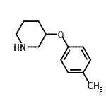 CAS 登录号：63843-39-0， 3-(4-甲基苯氧基)哌啶