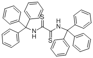 CAS 登录号:63867-45-8, N,N'-二(三苯甲基)乙烷二硫代酰胺