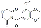 CAS 登录号:63868-64-4, 4-(3,4,5-三甲氧基苯甲酰基)吗啉-3,5-二酮