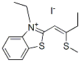CAS 登录号：63870-43-9， 3-乙基-2-[2-(甲硫基)丁-1-烯基]苯并噻唑鎓碘化物