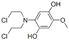 CAS 登录号：63884-42-4， 2-[二(2-氯乙基)氨基]-5-甲氧基氢醌