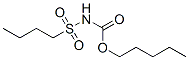 CAS 登录号：63884-88-8， N-(丁基磺酰基)氨基甲酸戊酯