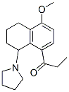 CAS 登录号：63886-35-1， 1-(5-甲氧基-8-丙酰基-1,2,3,4-四氢萘-1-基)吡咯烷