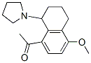 CAS 登录号:63886-60-2, 1-(8-乙酰基-5-甲氧基-1,2,3,4-四氢萘-1-基)吡咯烷